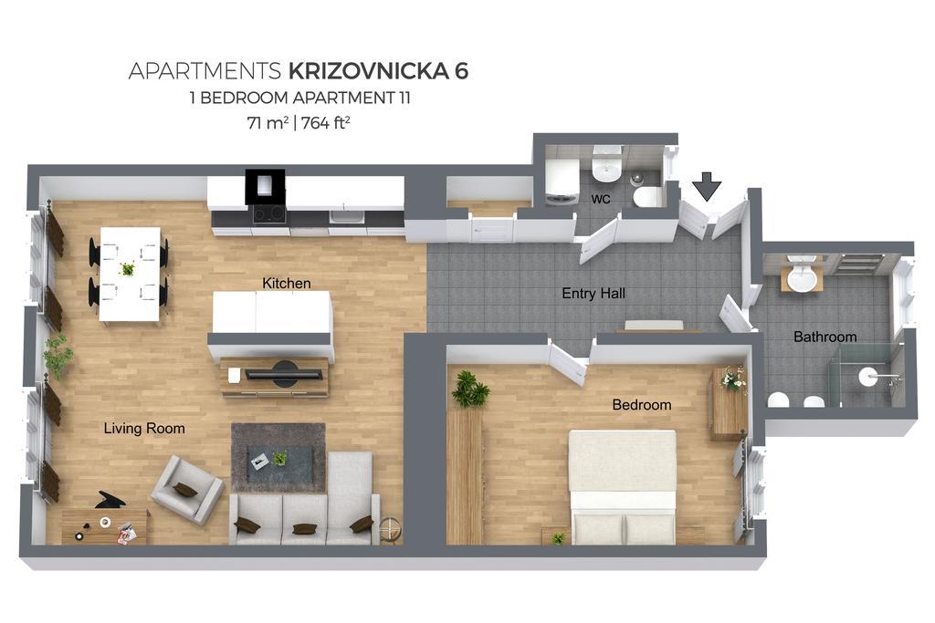 Appartement Krizovnicka *
